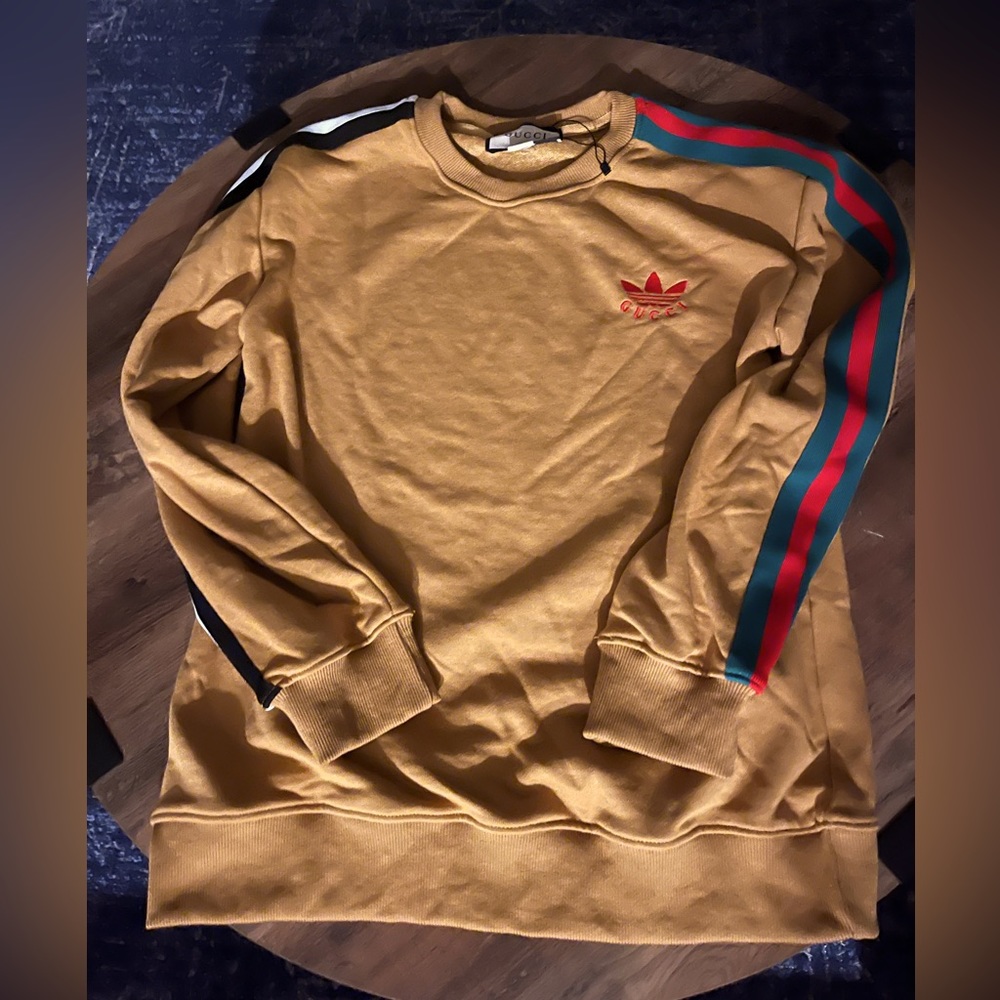 Gucci by Adidas Crew Neck Sweat Shirt Size M